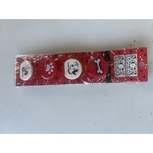 VTG Disney 101 Dalmations Plastic Bag Clips - Set of 4 NEW